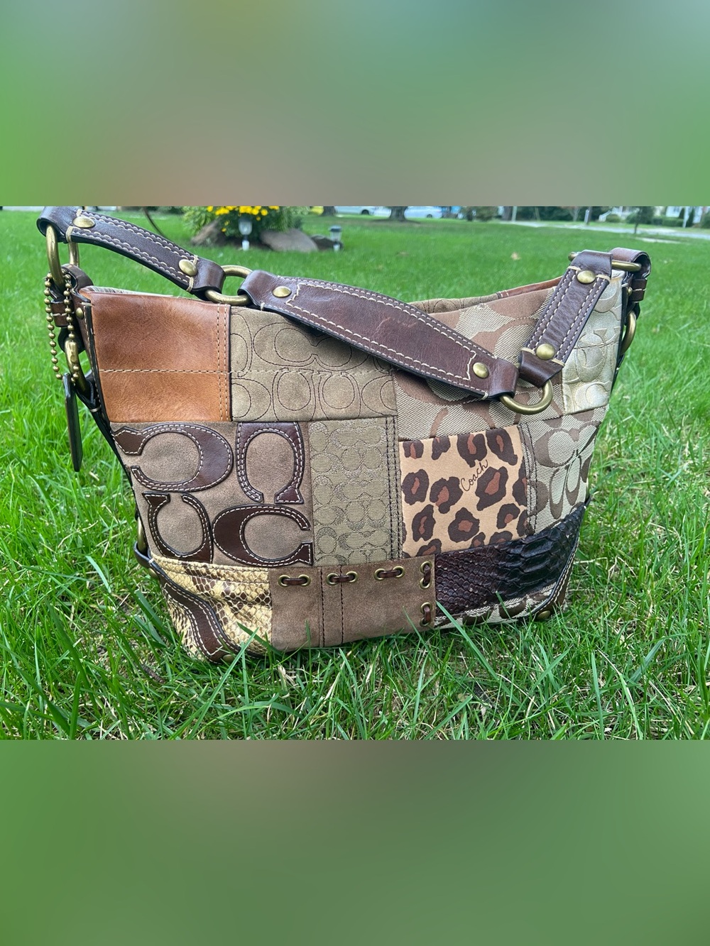 Coach Patchwork Carly Vintage Y2K F.0773